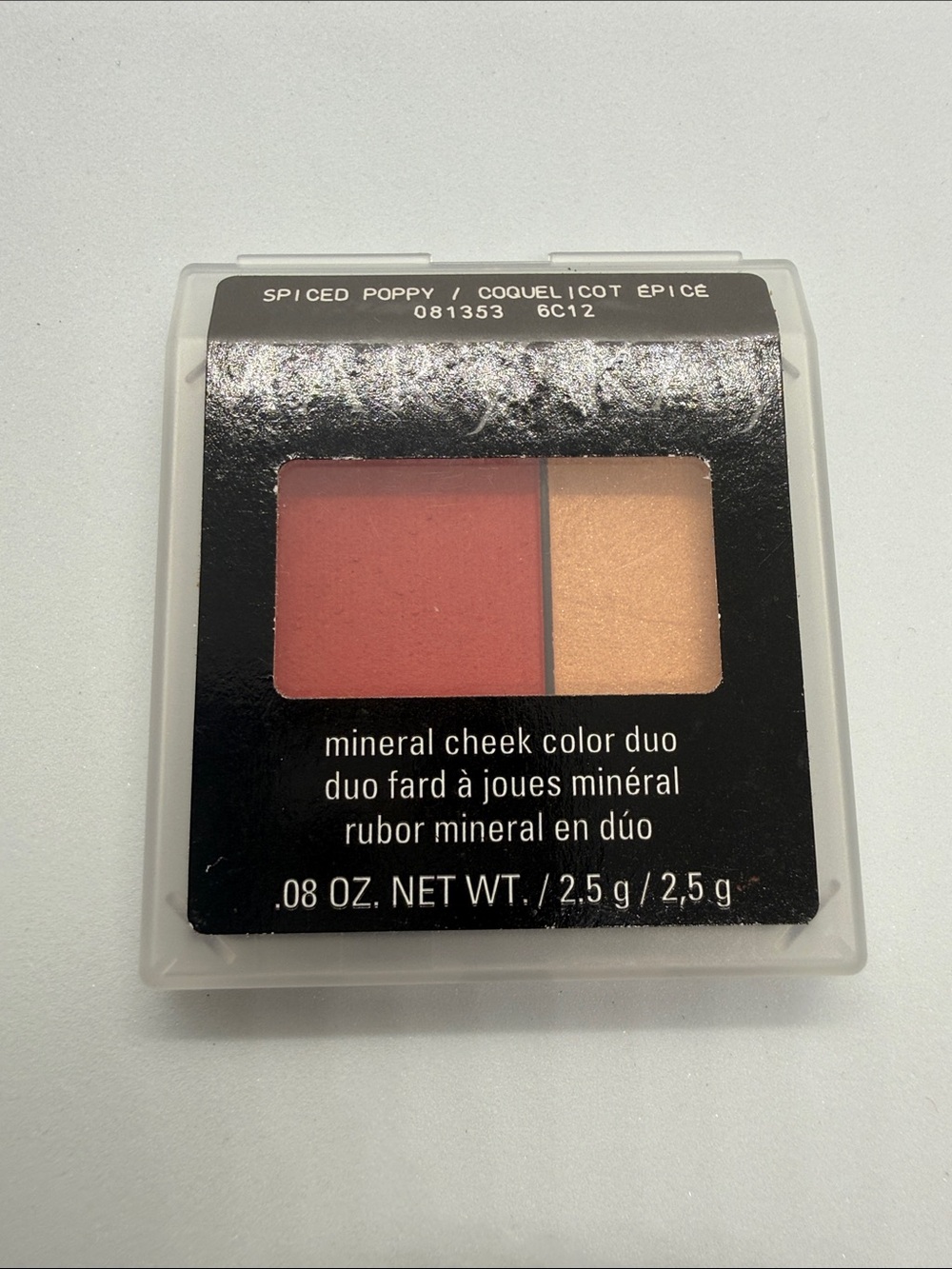 Mary Kay Mineral Cheek Color Duo - Spiced Poppy (Red & Gold) - Picture 1 of 2